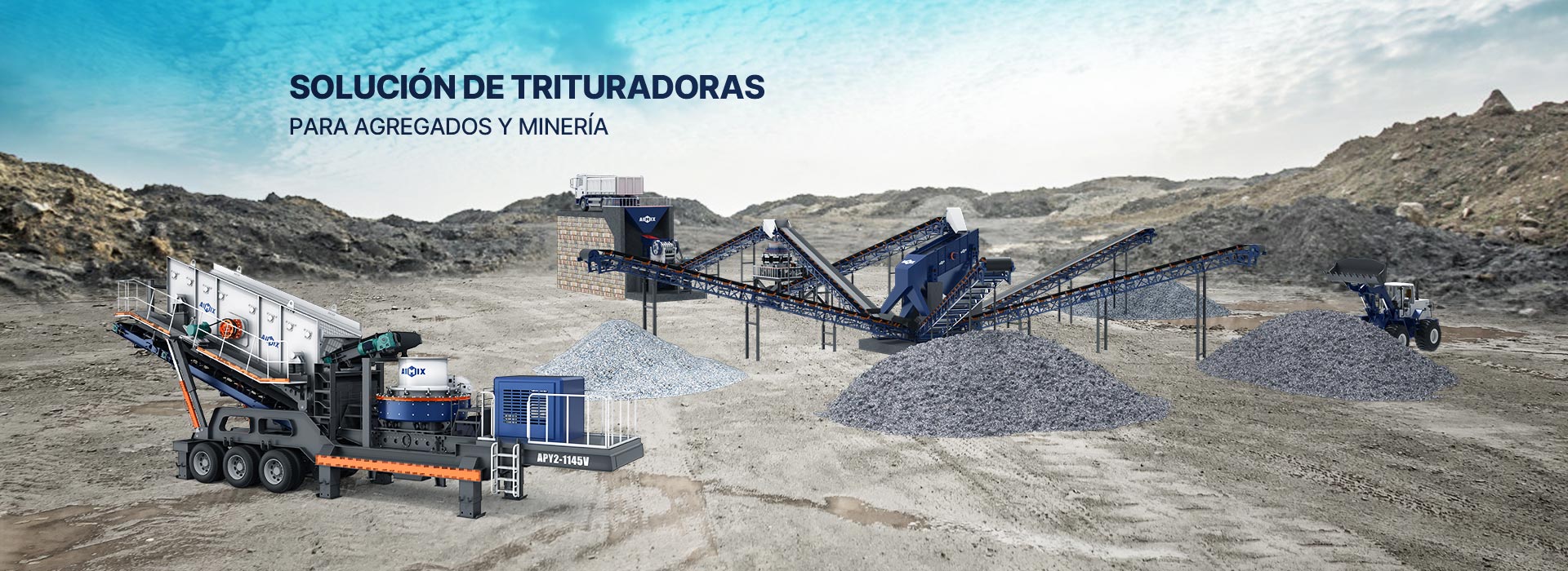 Ofrecemos Soluciones de Plantas Trituradoras para Agregados y Minería